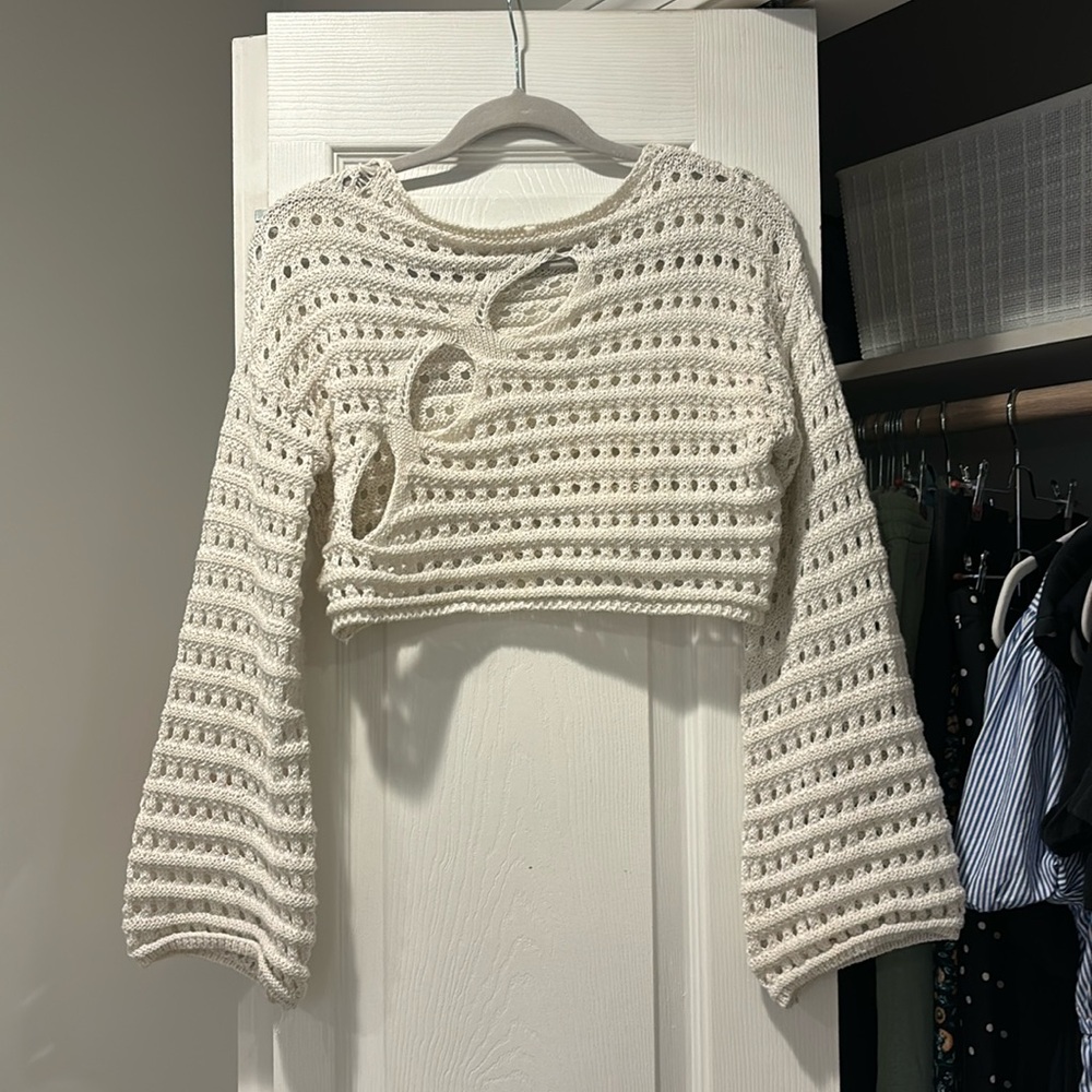 Cut Out Sweater